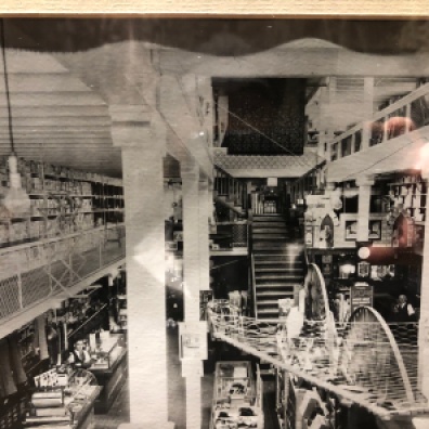 Inside of the General Store in the early 1900s
