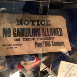No gambling in Port Gamble :-}