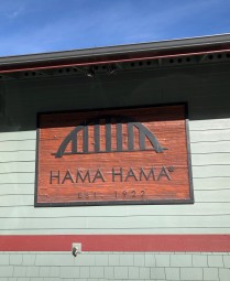 A beautiful sunny day at the Hama Hama Oyster Saloon.